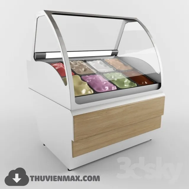 Showcase for ice cream 3DS Max - thumbnail 3