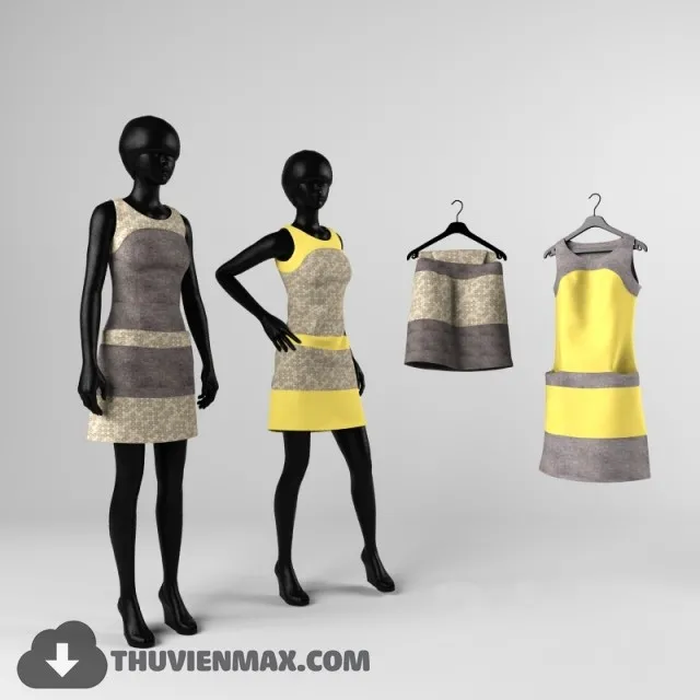 Dress 3DS Max - thumbnail 3