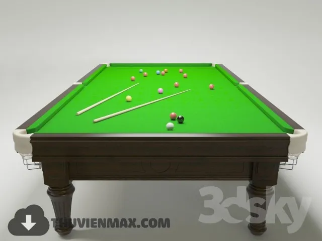 Decoration 3D Models – Billiards 003