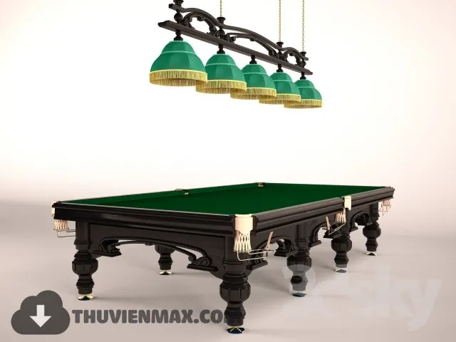 Decoration 3D Models – Billiards 004