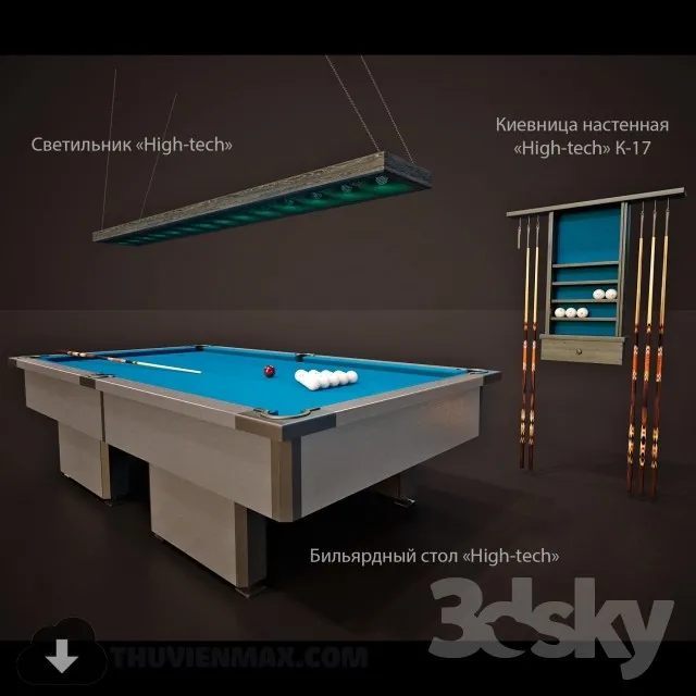 Billiard collection of High-tech factory "START" 3DS Max - thumbnail 3