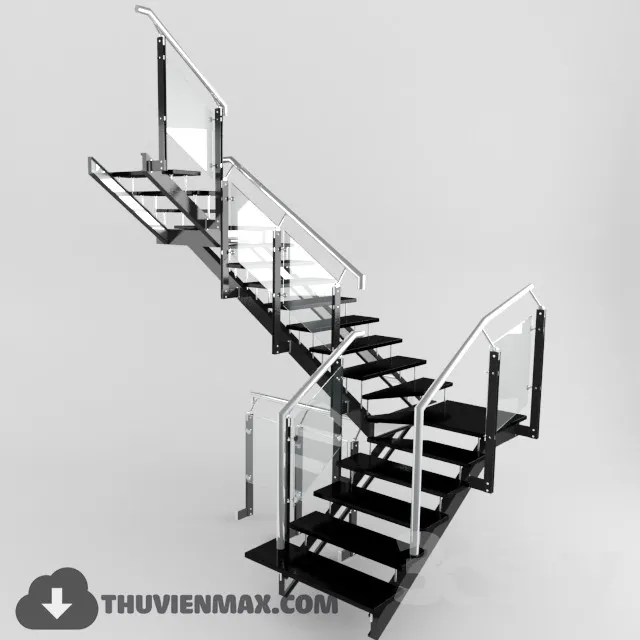 Decoration 3D Models – Staircase 004