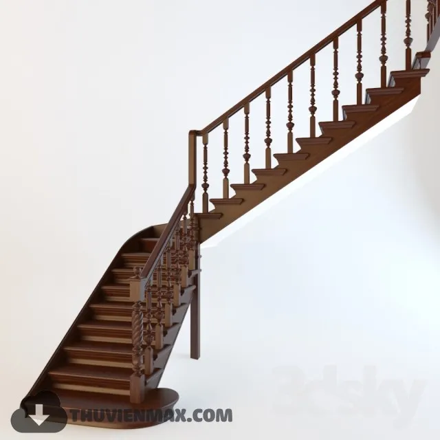 Decoration 3D Models – Staircase 006