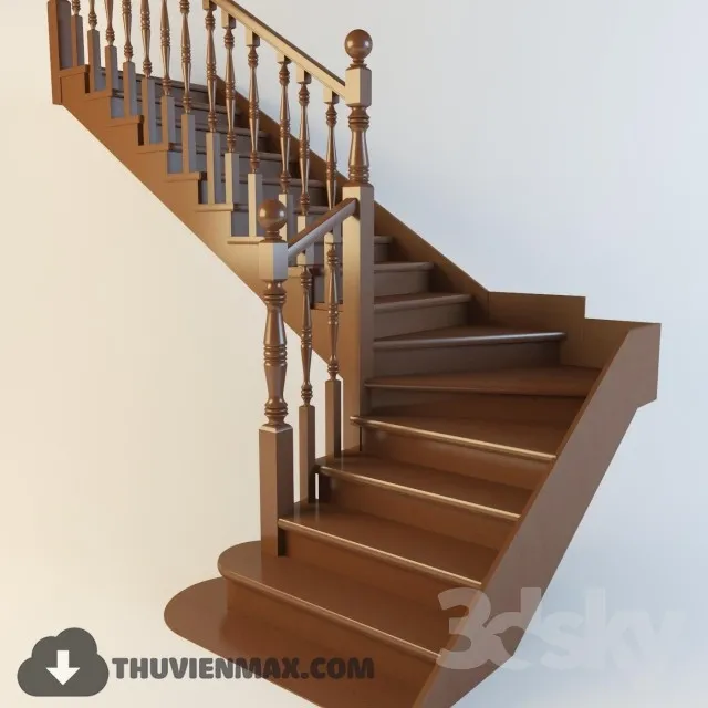 Decoration 3D Models – Staircase 007