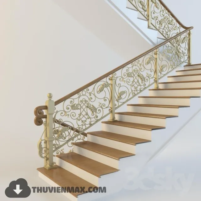 Decoration 3D Models – Staircase 008