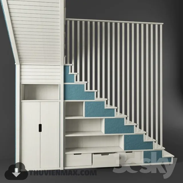 Decoration 3D Models – Staircase 010