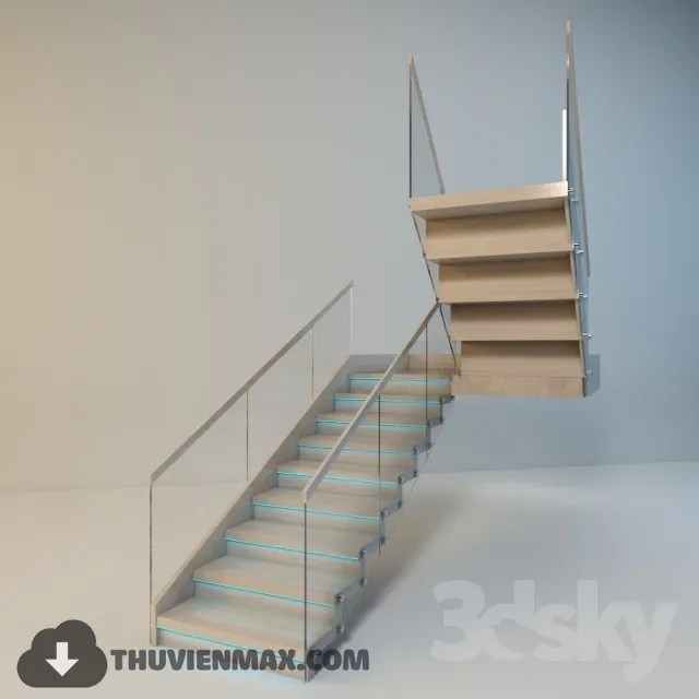 Decoration 3D Models – Staircase 042