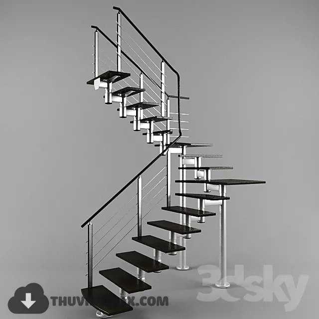 Decoration 3D Models – Staircase 049