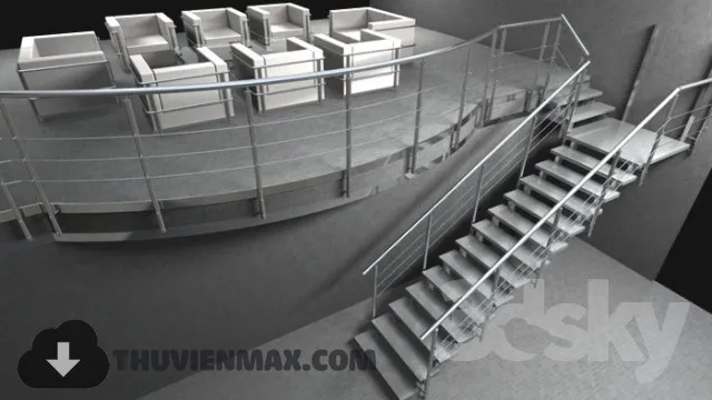 Decoration 3D Models – Staircase 052