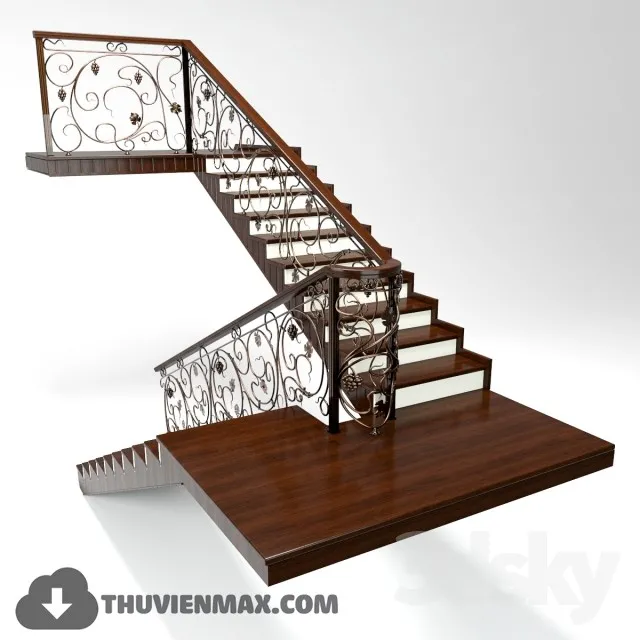 staircase forged 3DS Max - thumbnail 3