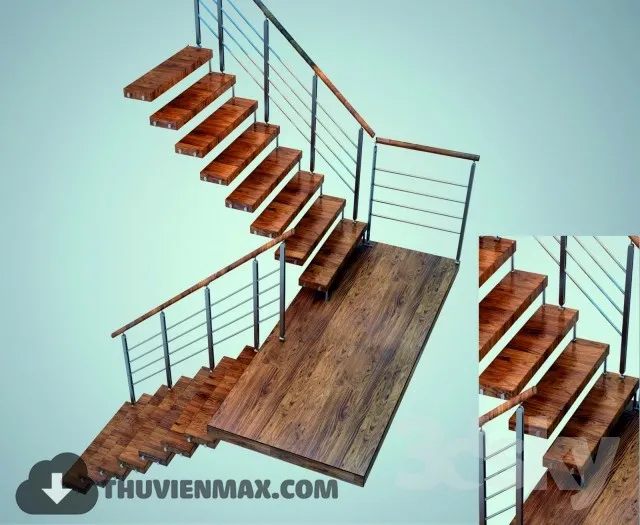 Decoration 3D Models – Staircase 058