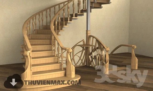 Decoration 3D Models – Staircase 059