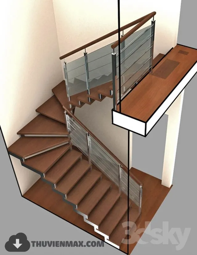 Decoration 3D Models – Staircase 074