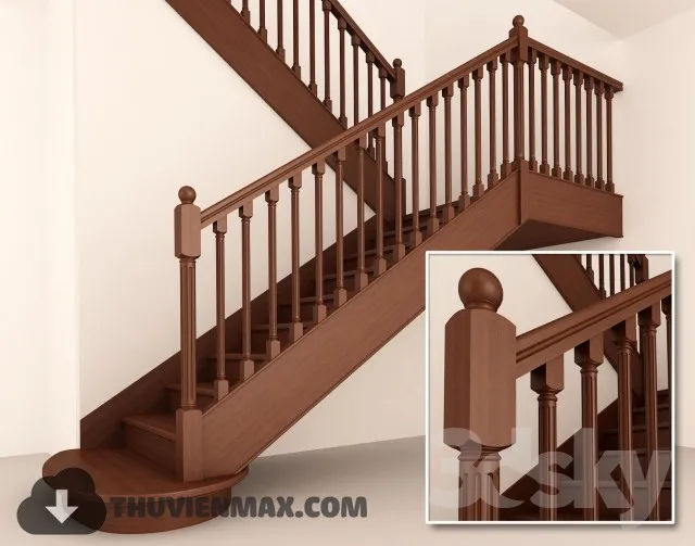 Decoration 3D Models – Staircase 080