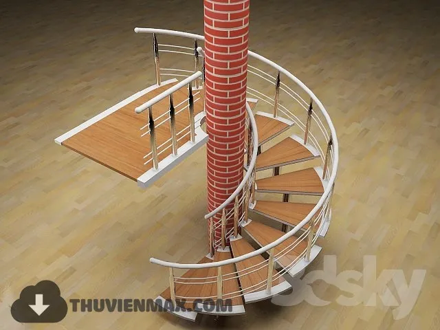 Decoration 3D Models – Staircase 090