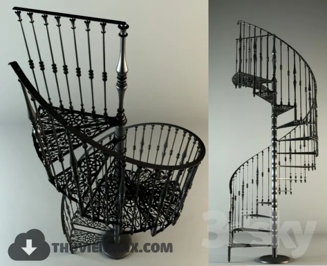 Decoration 3D Models – Staircase 093