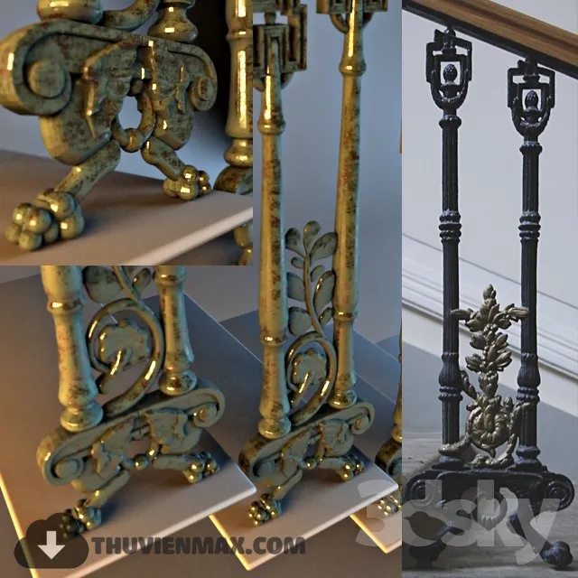 Decoration 3D Models – Staircase 094