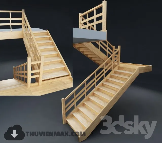 Decoration 3D Models – Staircase 097