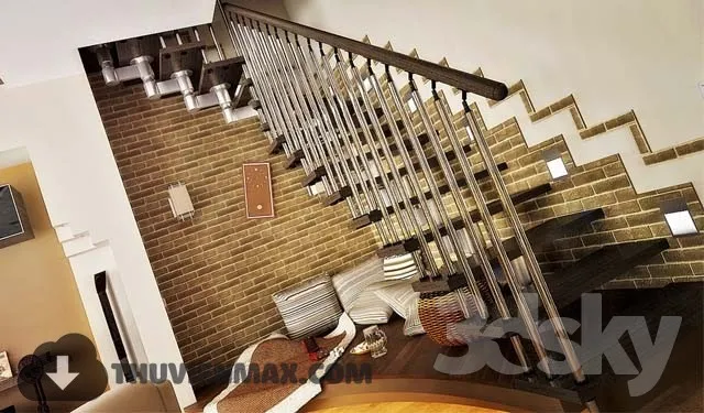 Decoration 3D Models – Staircase 105
