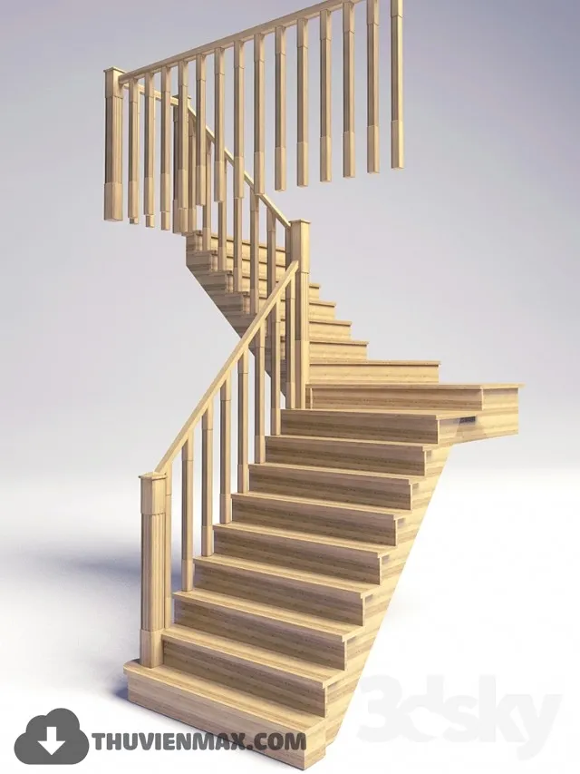 Decoration 3D Models – Staircase 107