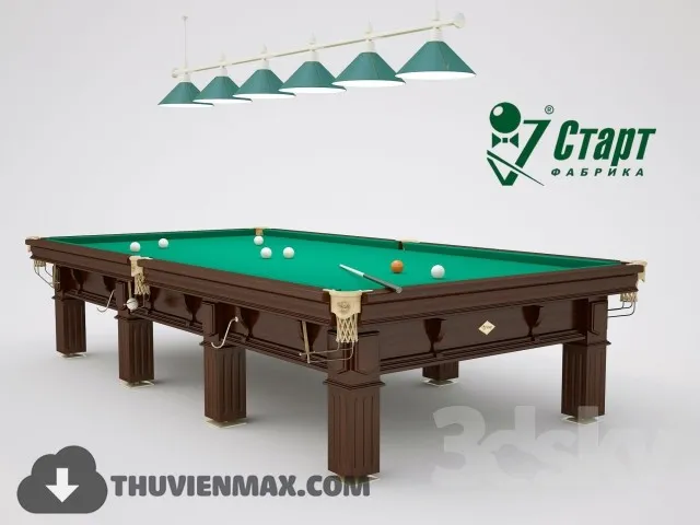 Decoration 3D Models – Billiards 026