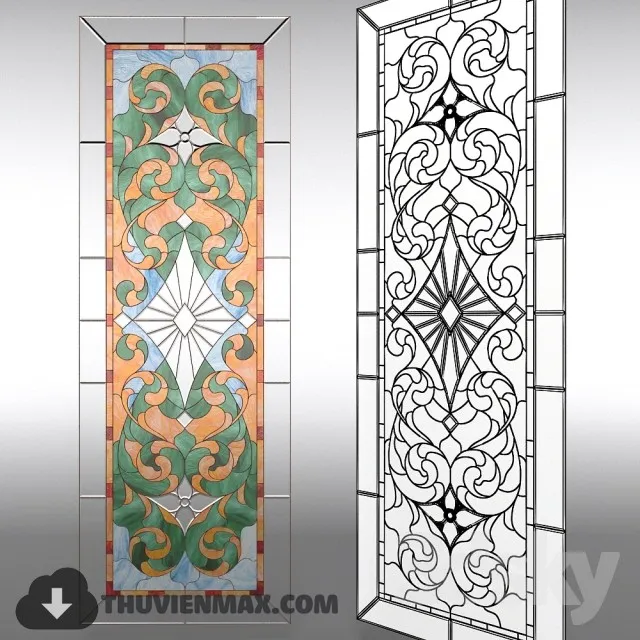 Stained-glass window 3DS Max - thumbnail 3