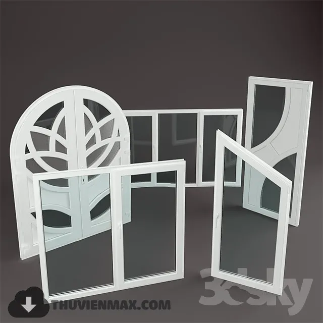 Decoration 3D Models – Window & Door 052