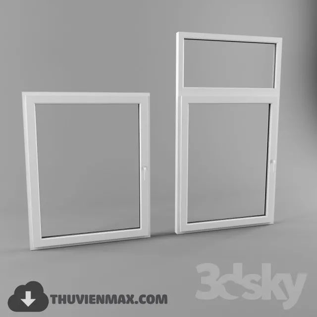 Decoration 3D Models – Window & Door 078