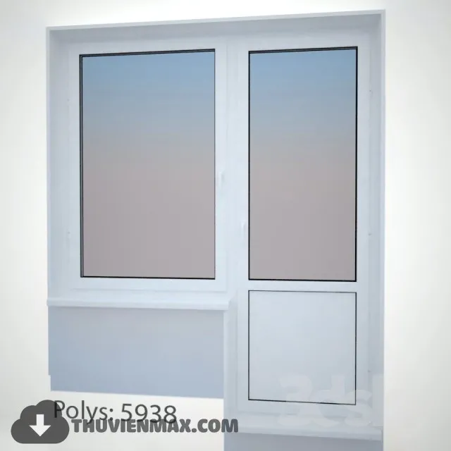 Decoration 3D Models – Window & Door 087