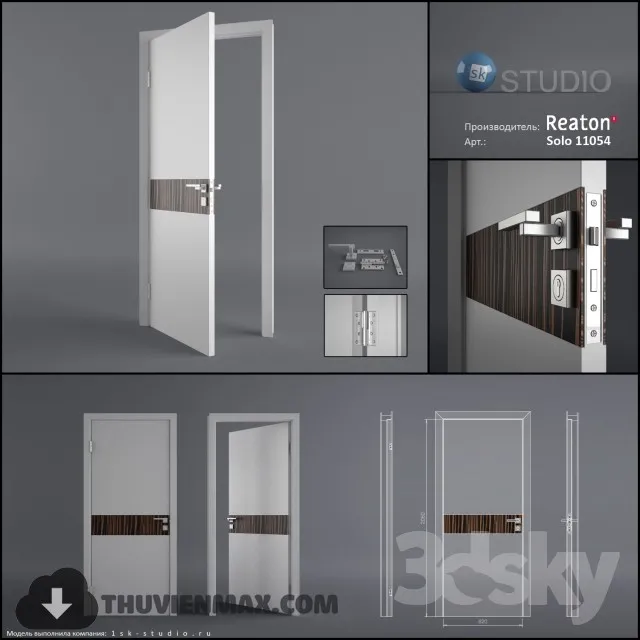 Decoration 3D Models – Window & Door 093