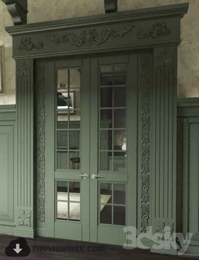 Decoration 3D Models – Window & Door 099
