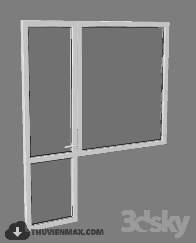 Decoration 3D Models – Window & Door 110