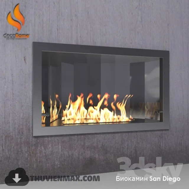Decoration 3D Models – Fire Place & Radiator 016