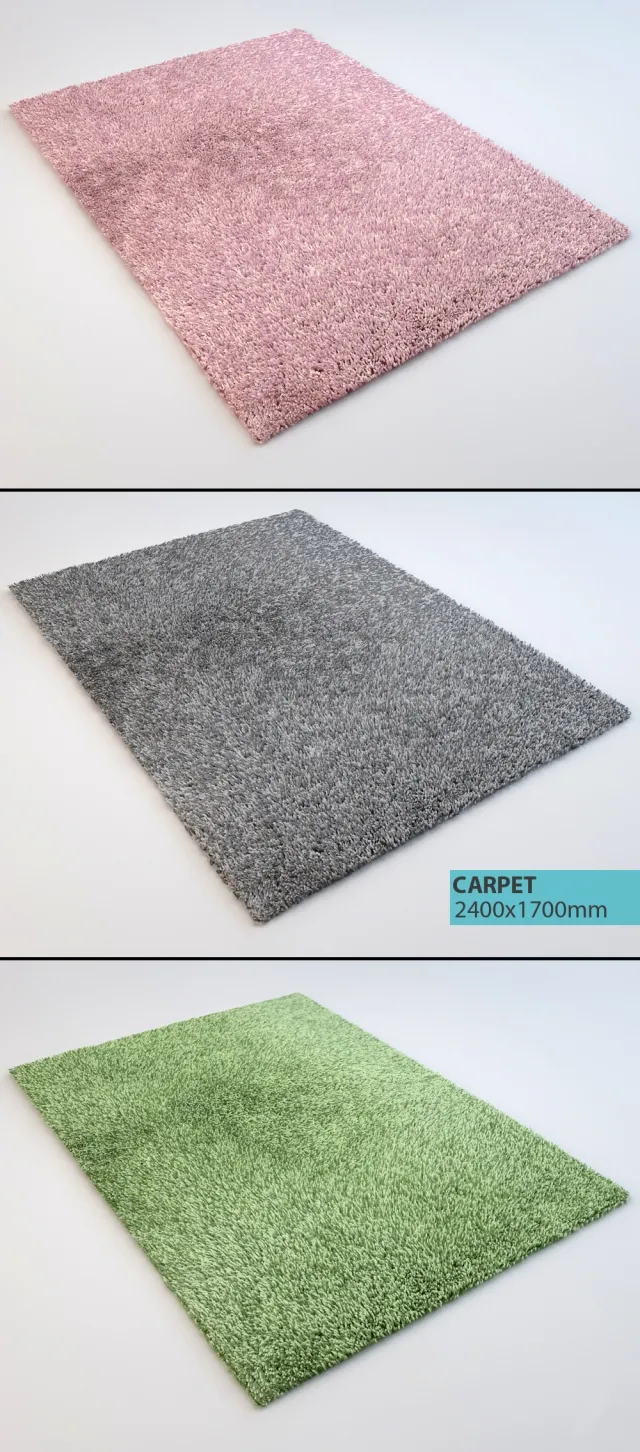 carpet with a short nap 3DS Max - thumbnail 3