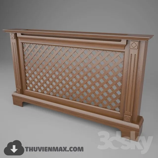 Decorative radiator grille 3DS Max - thumbnail 3