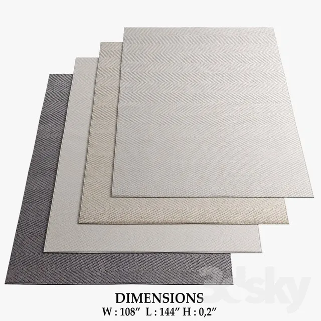 DECORATION – CARPET 3D MODELS – 059