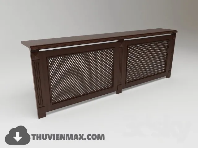 Decoration 3D Models – Fire Place & Radiator 025