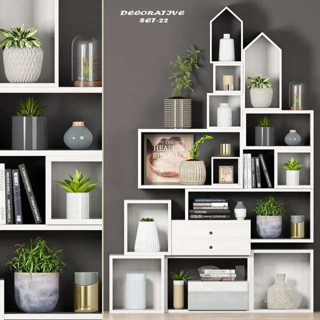 DECORATIVE SET 3D MODELS – 131