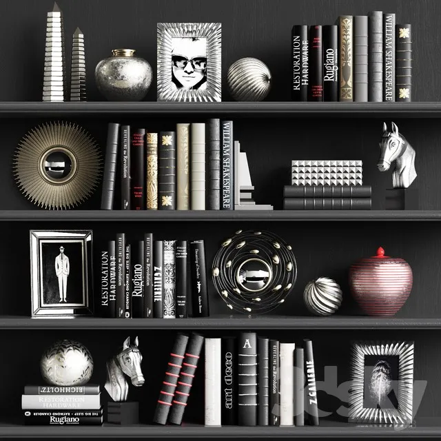 DECORATIVE SET 3D MODELS – 174