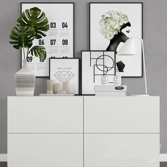 DECORATIVE SET 3D MODELS – 248