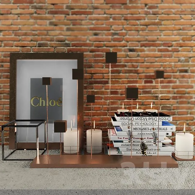 DECORATIVE SET 3D MODELS – 301