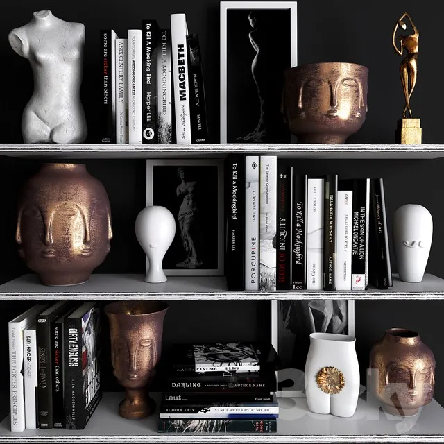 DECORATIVE SET 3D MODELS – 034