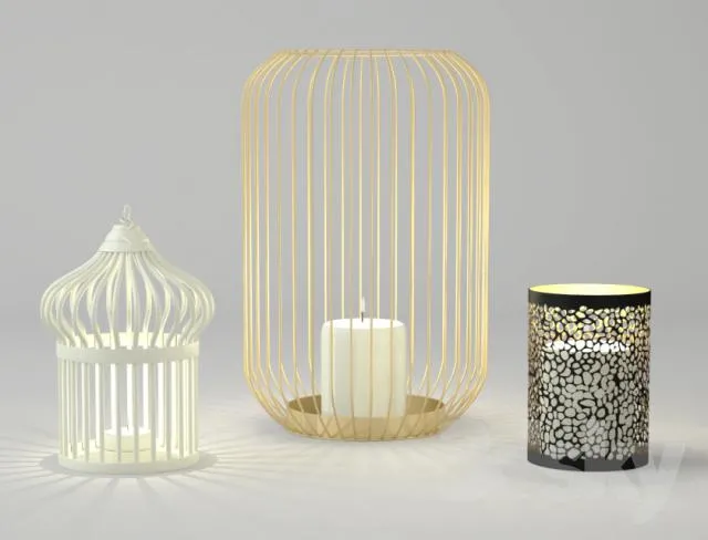 DECORATIVE SET 3D MODELS – 398