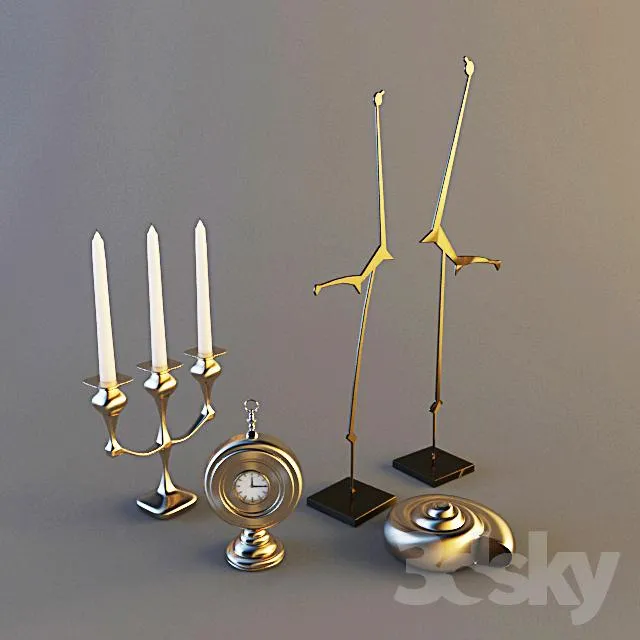 DECORATIVE SET 3D MODELS – 701