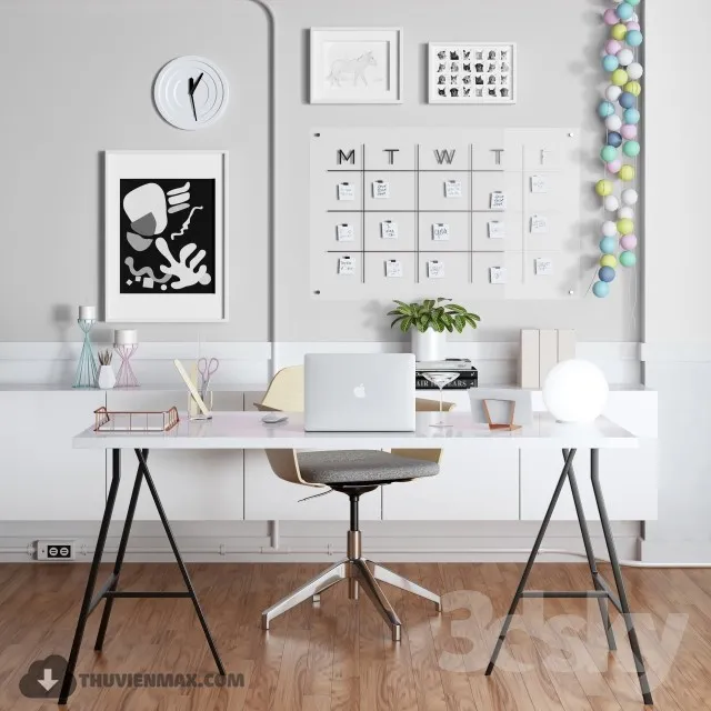 IKEA HOME OFFICE 3DS Max - thumbnail 3
