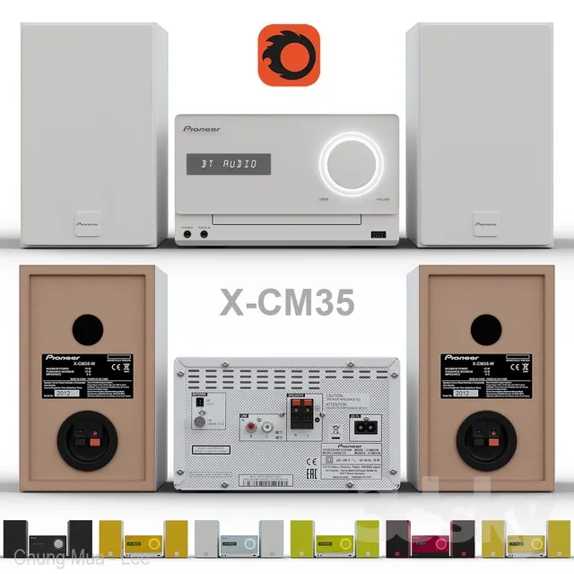 Pioneer X-CM35 3DS Max - thumbnail 3