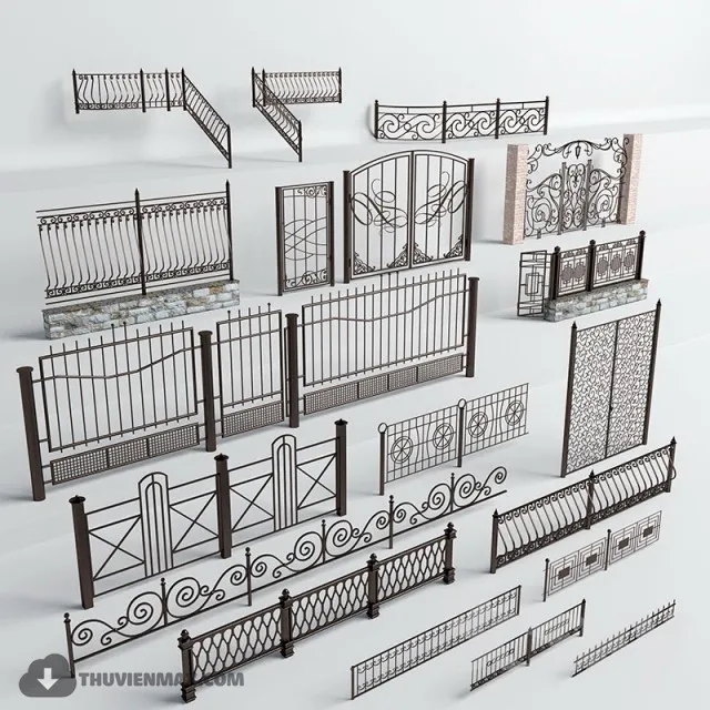 DECOR HELPER – DOOR – GATE 3D MODELS – 2