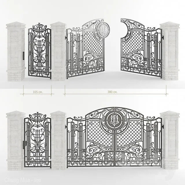 DECOR HELPER – DOOR – GATE 3D MODELS – 14