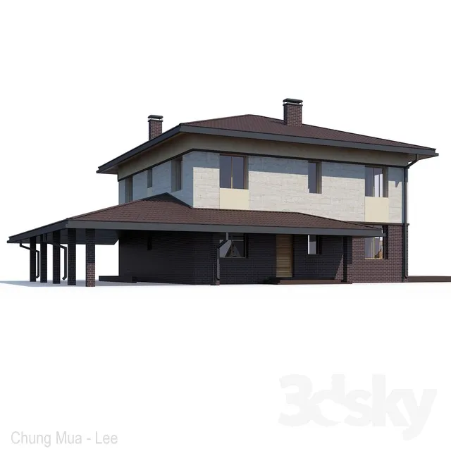 ABS House V187 3DS Max - thumbnail 3