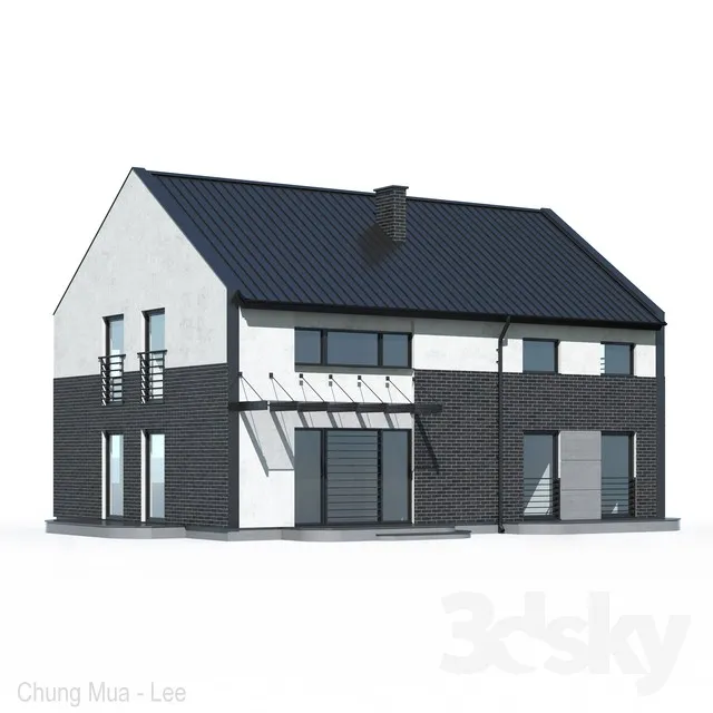 ABS House V272 3DS Max - thumbnail 3